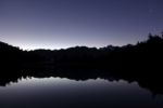 Lake Matheson mit Sternenhimmel