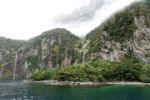 Wasserfälle in Milford Sound
